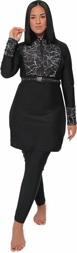 Groothandel đ Burkini Diamond Van MYKINY BRAND. Boerkini /Burqini. Hijab. Zwem Set, Zwem Vest. Zwem Tuniek, Zwem Legging En Zwem Turban L đ 8 Groothandel đ Burkini Diamond Van MYKINY BRAND. Boerkini /Burqini. Hijab. Zwem Set, Zwem Vest. Zwem Tuniek, Zwem Legging En Zwem Turban L đ - Afbeelding 8