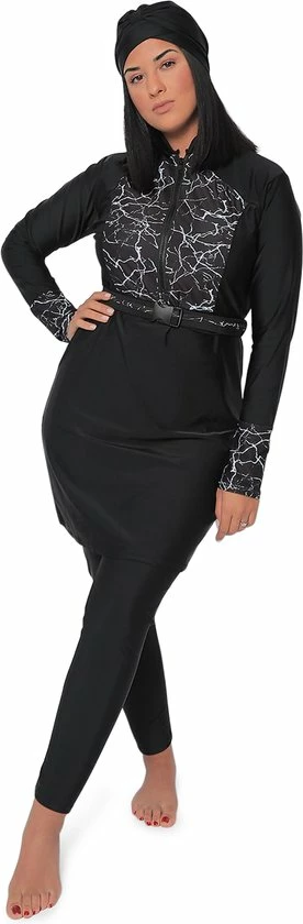 Groothandel đ Burkini Diamond Van MYKINY BRAND. Boerkini /Burqini. Hijab. Zwem Set, Zwem Vest. Zwem Tuniek, Zwem Legging En Zwem Turban L đ 9 Groothandel đ Burkini Diamond Van MYKINY BRAND. Boerkini /Burqini. Hijab. Zwem Set, Zwem Vest. Zwem Tuniek, Zwem Legging En Zwem Turban L đ - Afbeelding 9