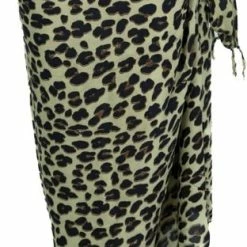 Flash-uitverkoop ❤️ Om Namaste Sarong Pareo Saunadoek Wikkeljurk - 620 - Dierenprint Giraffe 🥰