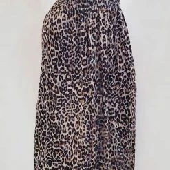 Beste Pirce π Merkloos Dames Jurk Met Panterprint Bruin Onesize π€©