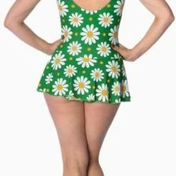 Uitgang 🥰 Dancing Days Badpak -L- CRAZY DAISY Groen 🤩 -lingerie-dames-badmode Winkel 377x840