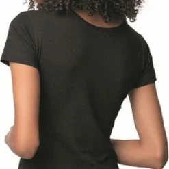 Hete verkoop 😍 Merkloos DONEX-Katoen-dameshemd Met Korte Mouwen-1 Pack-Onderhemd Dames-Cadeau Voor Dames-zwart-L 👍 -lingerie-dames-badmode Winkel 387x840