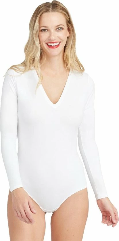 Promo π Spanx Suit Yourself Long Sleeve V-neck Bodysuit 20291R/1000-M π― 1 Promo π Spanx Suit Yourself Long Sleeve V-neck Bodysuit 20291R/1000-M π―