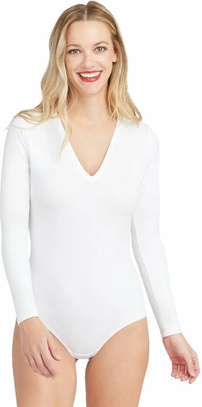 Promo π Spanx Suit Yourself Long Sleeve V-neck Bodysuit 20291R/1000-M π― 3 Promo π Spanx Suit Yourself Long Sleeve V-neck Bodysuit 20291R/1000-M π― - Afbeelding 3