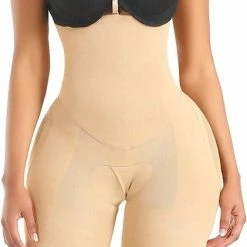 Gloednieuw ⭐ Merkloos Corrigerende Bodysuit - Shapewear - Body Beige Maat S/M 🤩