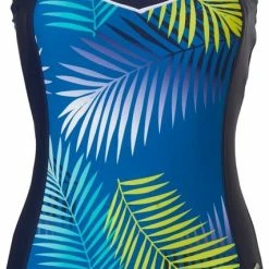 Nieuw 👏 Pastunette Beach - Palm Leaves - Badpak - Blauw - Maat 38 🤩
