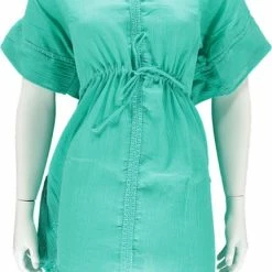 Nieuw ⭐ Sarlini Overtop Dames Beach Zomerjurkje Turquoise 😉 -lingerie-dames-badmode Winkel 432x840 1