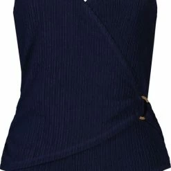 Hete verkoop 🎁 Hunkemöller Dames Badmode Badpak Maldives - Blauw - Maat 48 🛒