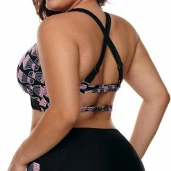 Uitgang 👏 Merkloos Triangel 👙 Bikini Dames - Geometrisch Patroon - Maat XXL (Brianna) 🛒 -lingerie-dames-badmode Winkel 464x840 1