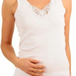 Beste recensies van 💯 Yenita® Dames Onderhemd Met Kant - 100% Katoen - 2 Stuks - Yenita - Wit - Maat 44/46 ❤️