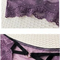 Top 10 🤩 Merkloos 3-Pack Kanten String Lingerie Dames | Schefman | 3 Stuks - M/L 💯 -lingerie-dames-badmode Winkel 495x840 3