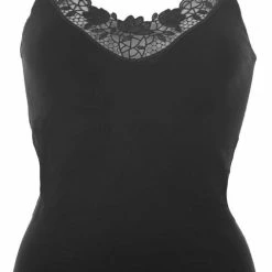 Korting 🤩 Conta Dames Hemd Modal, Kant - 44 - Zwart 🤩