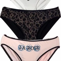 Goedkoopste 🎉 VANILLA – Dames Ondergoed, Dames Slip – 3 Pack - Egyptisch Katoen – Print: Multicolor – L – Bi3434 ✨