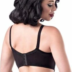 Goedkoopste 👏 Belsira BH En Slip Set -75B- 15187 Zwart/Creme 🤩 -lingerie-dames-badmode Winkel 529x840 1