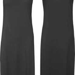 Begroting 🔥 Gaubert Onderjurk Extra Lang - Spaghetti Bandjes - S - Zwart 😀