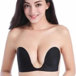 Beste Verkoop ๐ Merkloos Trendfield Plak BH Met Push Up Voor Open Rug En Blote Hals | Onzichtbaar, Herbruikbaar & Liftend Effect โญ