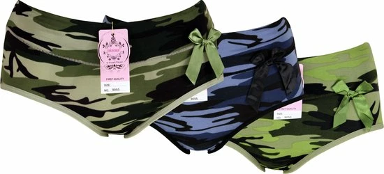 Nieuw π― Merkloos Dames Slips 3-pack Camo / Camouflage Print 3 Verschillende Kleuren - Size XL π 1 Nieuw π― Merkloos Dames Slips 3-pack Camo / Camouflage Print 3 Verschillende Kleuren - Size XL π