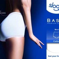 Goedkoop 🔥 Sloggi Basic+ Dames Maxi Slip - Wit - Maat 46 🥰 -lingerie-dames-badmode Winkel 550x332 2