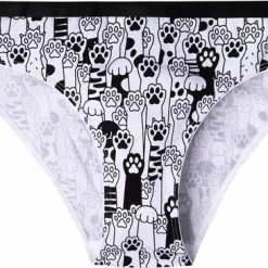 Goedkoopste ⌛ Good Mood Dames Slip - Katten Pootjes - L ❤️