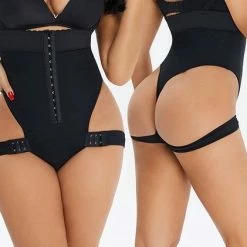 Goedkoopste 🥰 Sara Shop - Shapewear Dames - Body Shaper -Corrigerend Ondergoed String - Afslank Body - High Waist Corrigerende String - Slim Body - Correctie Ondergoed Shapewear - Body Shaper - Zwart - Maat XL 🔥 -lingerie-dames-badmode Winkel 550x421