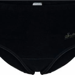 Kopen 😉 Beeren Taille Slip Julia Met Badstof Kruisje Softly - M - Zwart 🔔