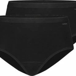Hete verkoop 💯 Ten Cate 2-Pack Midi Dames Slips - 32280 - Organic - 3XL - Zwart ⌛