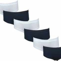 Hete verkoop 👏 6-Pack Dames Hipsters Beeren Young Wit / Zwart - Maat M 💯