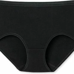 Beste deal 😍 Schiesser Luxury Midi Dames Slip - Zwart - Maat 40 ⌛