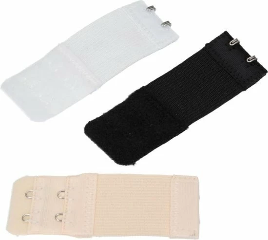 Korting π Merkloos Jumalu BH Verlengstukken - 2 Haaks - Zwart - Wit - Beige - BH Verlengstukken - 3 Stuks β 2 Korting π Merkloos Jumalu BH Verlengstukken - 2 Haaks - Zwart - Wit - Beige - BH Verlengstukken - 3 Stuks β - Afbeelding 2