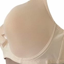 Beste deal 😍 Merkloos Dames BH Voorgevormd Met Beugel Effen Gladde 85D Beige 🤩 -lingerie-dames-badmode Winkel 550x495 7