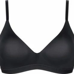Flash-uitverkoop 😉 Sloggi Wow Comfort P 2.0 Voorgevormde BH Zonder Beugel Zwart-XXL+ 👏