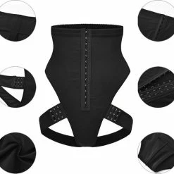 Goedkoopste 🥰 Sara Shop - Shapewear Dames - Body Shaper -Corrigerend Ondergoed String - Afslank Body - High Waist Corrigerende String - Slim Body - Correctie Ondergoed Shapewear - Body Shaper - Zwart - Maat XL 🔥 -lingerie-dames-badmode Winkel 550x518