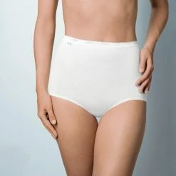 Goedkoop 🔥 Sloggi Basic+ Dames Maxi Slip - Wit - Maat 46 🥰 -lingerie-dames-badmode Winkel 550x519 3