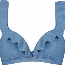Uitgang โ Beachlife Infinity Ruffle ๐ Bikinitop Met Voorgevormde Cups En Beugel - Dames - Maat 70C ๐งจ