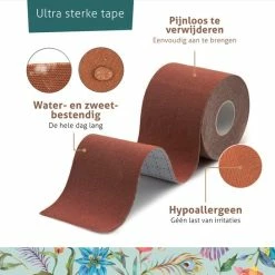 Uitgang 😉 VitalJoy Boob Tape – Boobtape – BH Tape – Fashion Tape – 5 Meter – Bruin – 5 Cm Breed 😀 -lingerie-dames-badmode Winkel 550x545 3