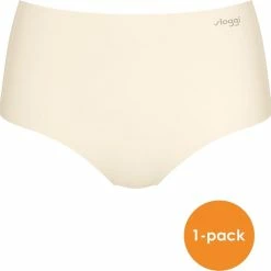 Flash-uitverkoop 😀 Sloggi 👩 Women ZERO Feel Maxi EX, Onzichtbare Hoge Dames Slip, Off White - Maat: S 🛒