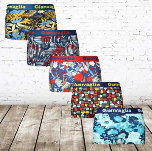 Begroting 🤩 Gianvaglia Katoenen Dames Boxers Print GVG-8802 -Gianvaglia-XL-Boxershorts 😀