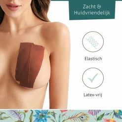 Uitgang 😉 VitalJoy Boob Tape – Boobtape – BH Tape – Fashion Tape – 5 Meter – Bruin – 5 Cm Breed 😀 -lingerie-dames-badmode Winkel 550x550 114