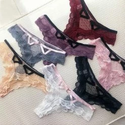 Top 10 🤩 Merkloos 3-Pack Kanten String Lingerie Dames | Schefman | 3 Stuks - M/L 💯 -lingerie-dames-badmode Winkel 550x550 96