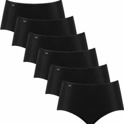 Goedkoop 👏 Sloggi Dames Midi Slip 6 Pack 24/7 Microfibre ✨