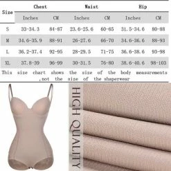 Flash-uitverkoop 🌟 Merkloos Corrigerende Bodysuit Met BH Beige Maat S - Maat 34-36 ⌛ -lingerie-dames-badmode Winkel 550x555 6