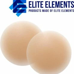 Gloednieuw 🥰 Elite Elements Tepelplakkers Siliconen - Tepelcovers - Tepelpads Onzichtbaar - Nipple Covers - Tepelstickers Beige - 1 Paar - Sinterklaas Cadeau - Kerst Cadeautje - Black Friday 2022 Deals 🎁