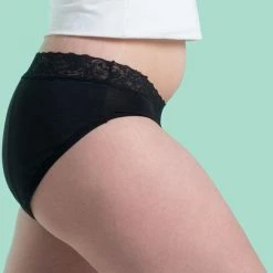 Nieuw π Cheeky Wipes Menstruatie Ondergoed - Feeling Pretty - Slip - Maat 40-42 - Zwart π― 7 Nieuw π Cheeky Wipes Menstruatie Ondergoed - Feeling Pretty - Slip - Maat 40-42 - Zwart π― -lingerie-dames-badmode Winkel 550x600 1
