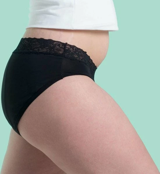 Nieuw π Cheeky Wipes Menstruatie Ondergoed - Feeling Pretty - Slip - Maat 40-42 - Zwart π― 3 Nieuw π Cheeky Wipes Menstruatie Ondergoed - Feeling Pretty - Slip - Maat 40-42 - Zwart π― - Afbeelding 3