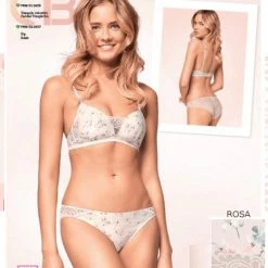 Beste Pirce 😀 Cotonella Infiore Lingerie Set In WIT Met Kant SLIP Maat 75B/A, M 💯