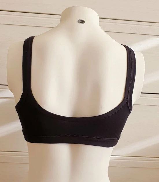 Beste Pirce 𧨠Cotonella Italiaanse Sport Beha Van Katoen, ZWART, MAAT M/80B π 3 Beste Pirce 𧨠Cotonella Italiaanse Sport Beha Van Katoen, ZWART, MAAT M/80B π - Afbeelding 3