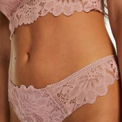 Promo 😍 Hunkemöller Dames Lingerie String Shiloh - Roze - Maat 2XL ⌛