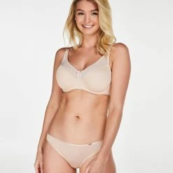 Korting ⭐ Hunkemöller Niet-voorgevormde BH Nina Minimizer Full Cup - Beige - Maat E90 🛒 -lingerie-dames-badmode Winkel 550x660 150