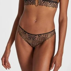 Uitgang 🥰 Aubade Sensory Illusion Italiaanse Slip Zwart 38 👏