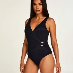 Hete verkoop 🎁 Hunkemöller Dames Badmode Badpak Maldives - Blauw - Maat 48 🛒 -lingerie-dames-badmode Winkel 550x660 71